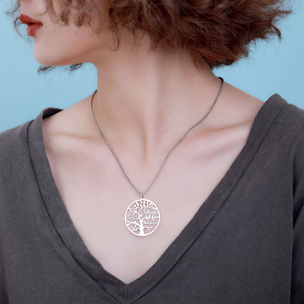 Family Tree Named Necklace