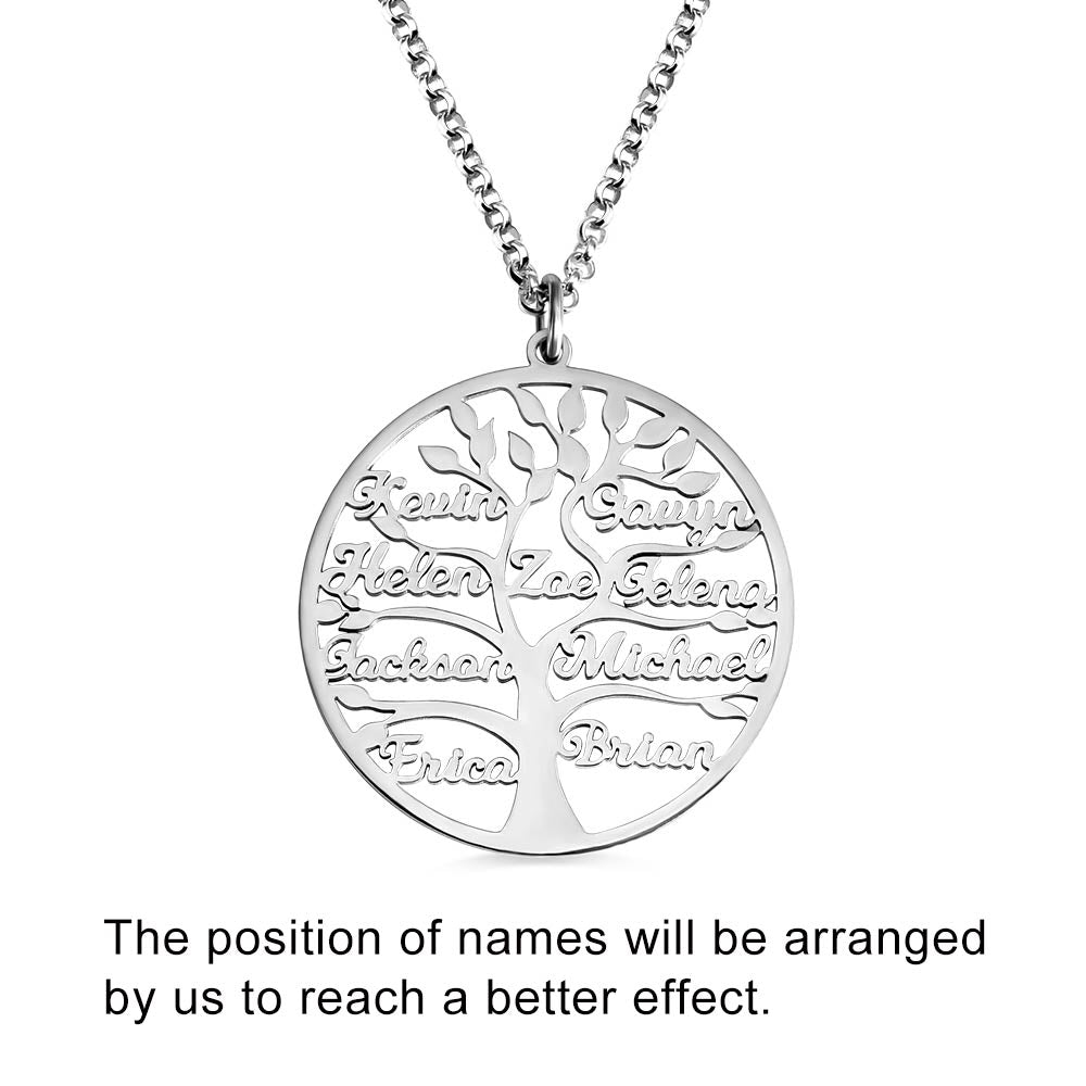 Family Tree Named Necklace