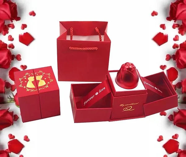 🔥 Last Day Promotion 48% OFF🎁I Love You Roses Bloom Necklace in 100 Languages Gift Set💖