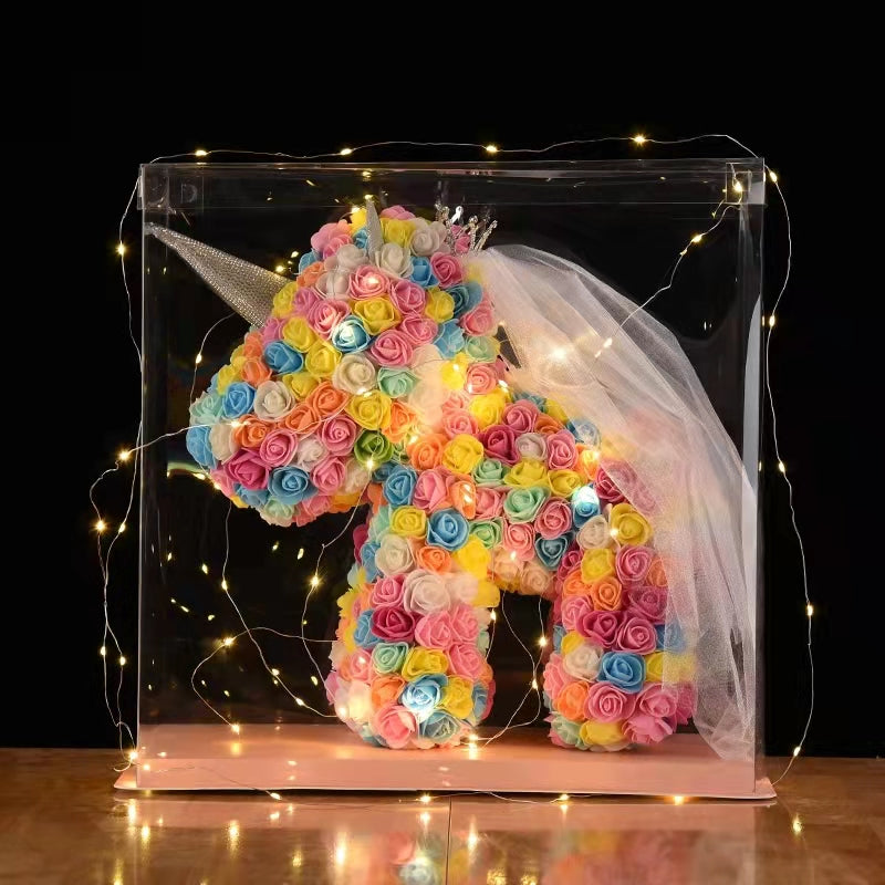 Unicorn Immortal Flower Rose Gift Box