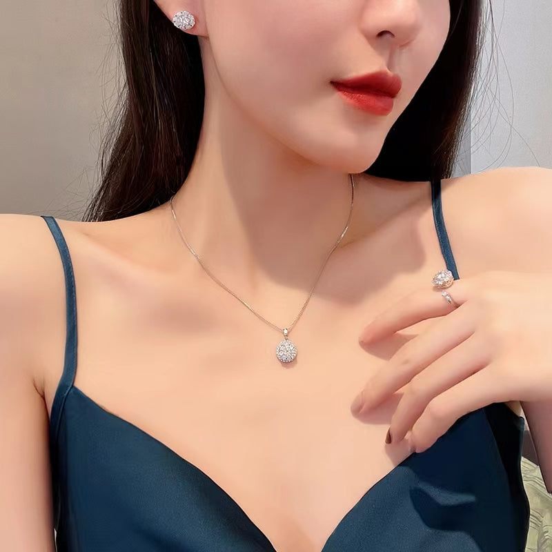 Purple Good Luck Diamond Necklace