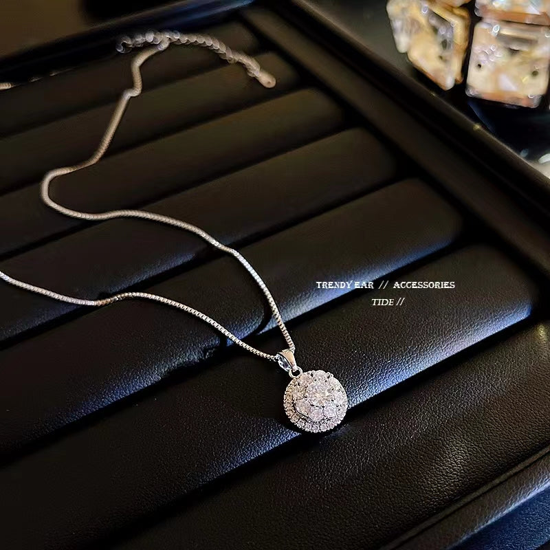 Purple Good Luck Diamond Necklace