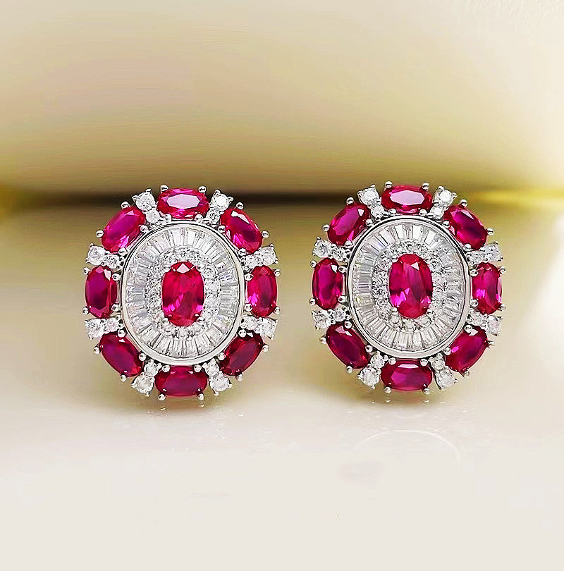 New Ruby Earrings