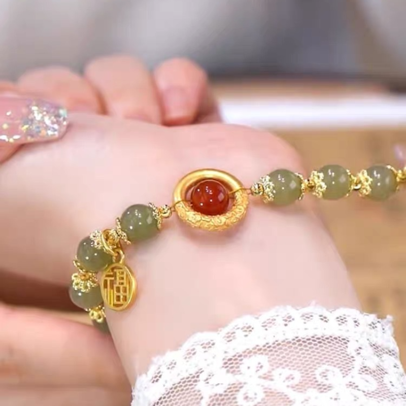 Companion • Emerald Jade stone bracelet
