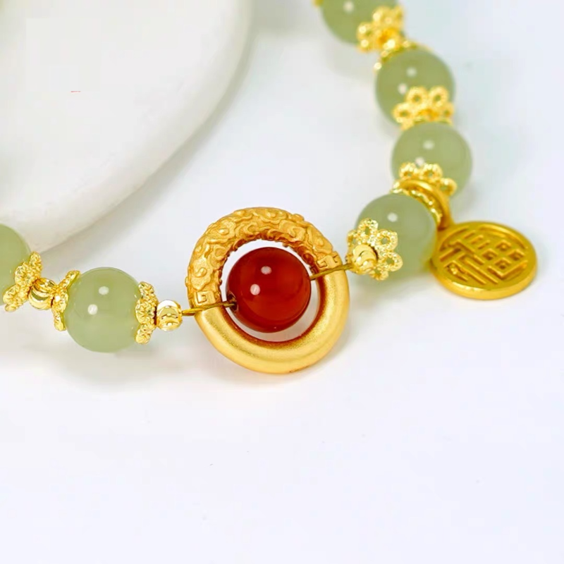 Companion • Emerald Jade stone bracelet