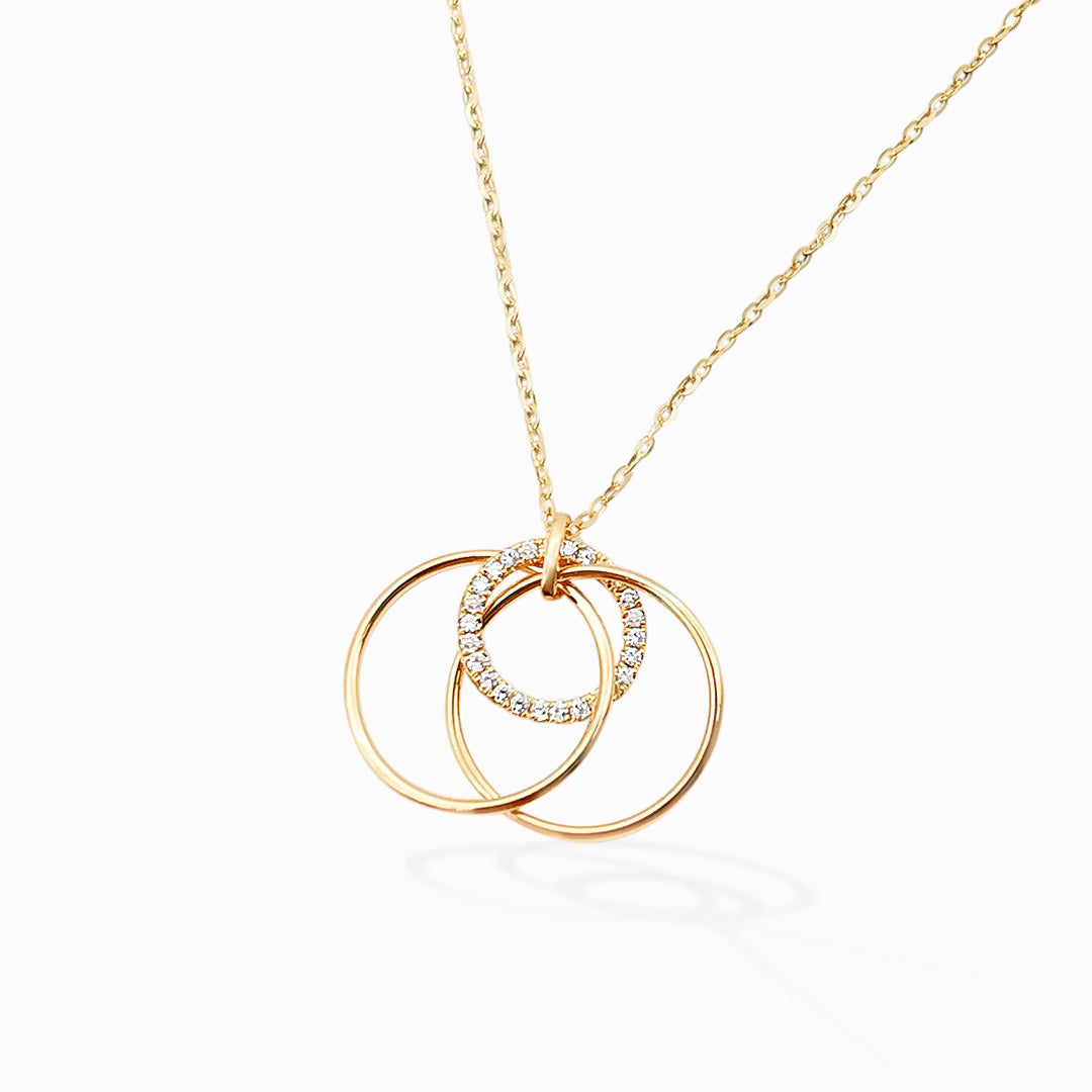 3 Rings For 3 Generations of Love | 925S Necklace
