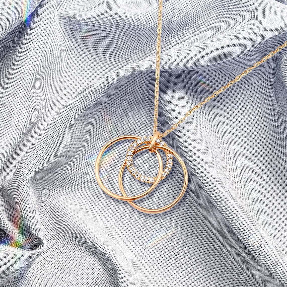 3 Rings For 3 Generations of Love | 925S Necklace