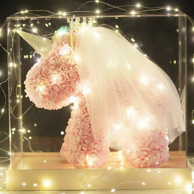 Unicorn Immortal Flower Rose Gift Box