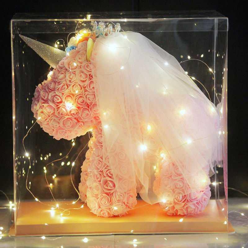 Unicorn Immortal Flower Rose Gift Box