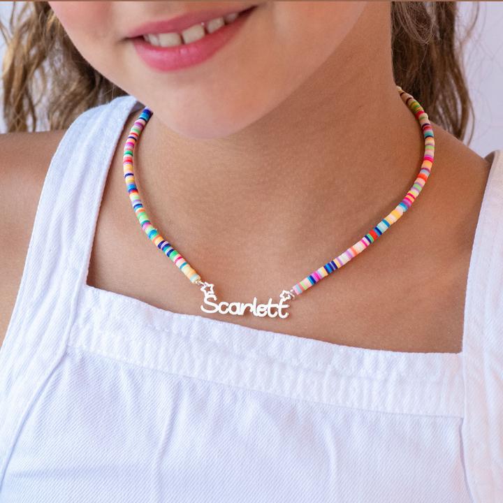 Rainbow Magic Girls Name Necklace