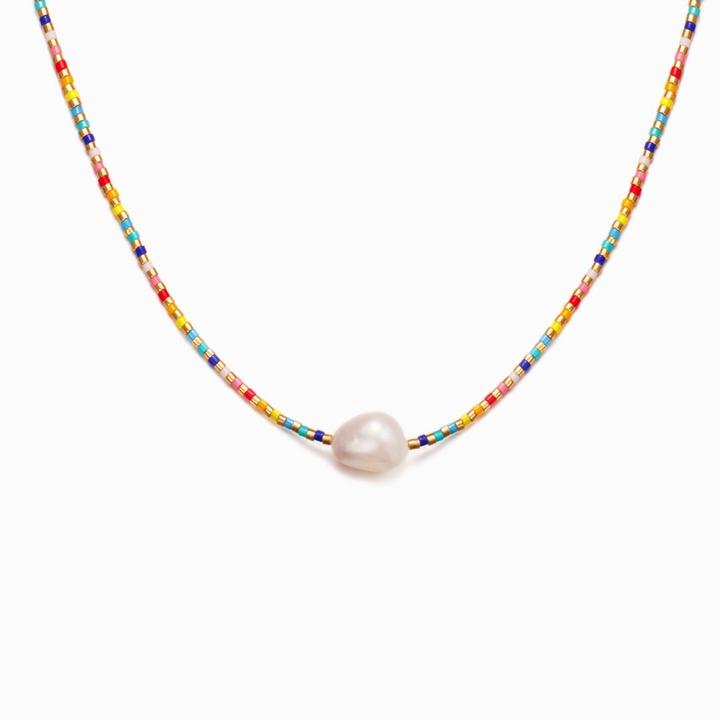 You Are The Pearl Rainbow Necklace