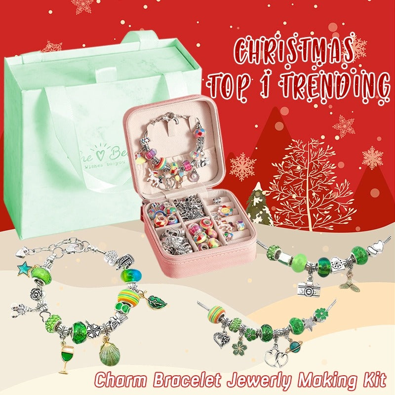 (🎁2022 Christmas Hot Sale- 50% OFF)Charm Bracelet Jewerly Making Kit-BUY 2 FREE SHIPPING