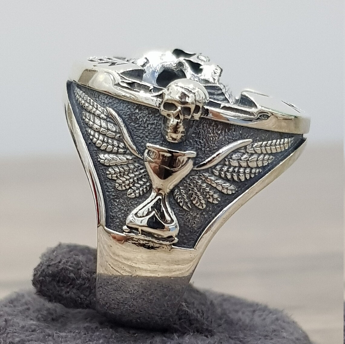 🔥LAST DAY 50% OFF Memento Mori Skull Sterling Silver Ring