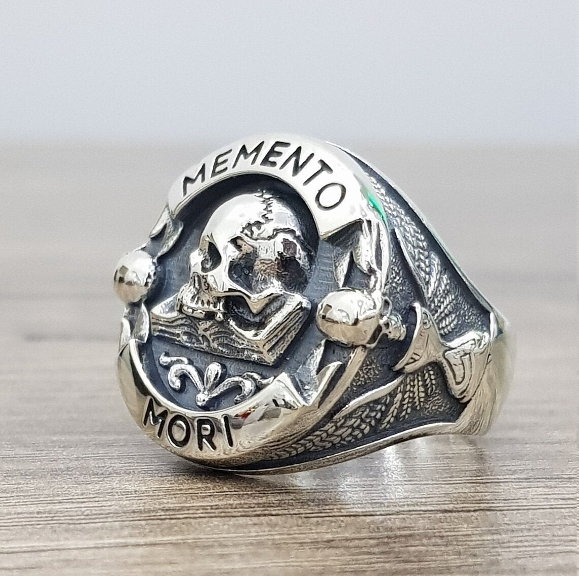 🔥LAST DAY 50% OFF Memento Mori Skull Sterling Silver Ring