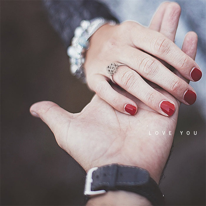 Rotatable Four-leaf Clover Ring