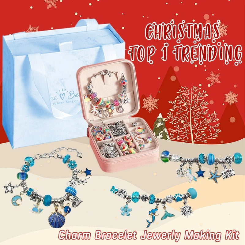 (🎁2022 Christmas Hot Sale- 50% OFF)Charm Bracelet Jewerly Making Kit-BUY 2 FREE SHIPPING