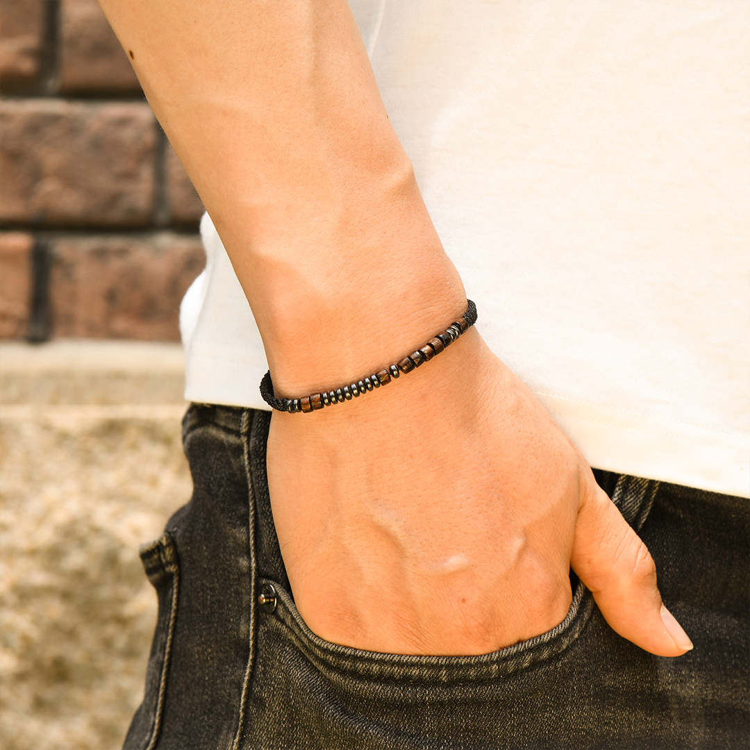 I Miss You, Until We Meet Again Memorial Morse Code Bracelet