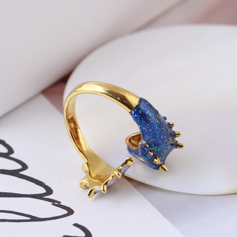 Fashion Enamel Dragon Rings