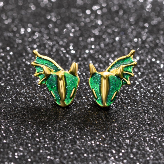 Fashion Enamel Dragon Rings