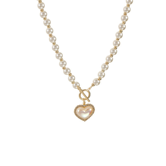 Designer Necklace Luxurys Fashion Pearl Love Necklace Clavicle Chain