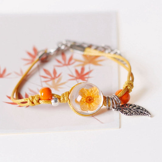 Eternal  Flower Crystal Bracelet Gift For Her
