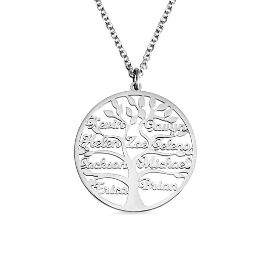 Family Tree Named Necklace