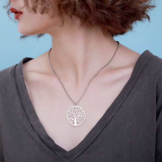 Family Tree Named Necklace