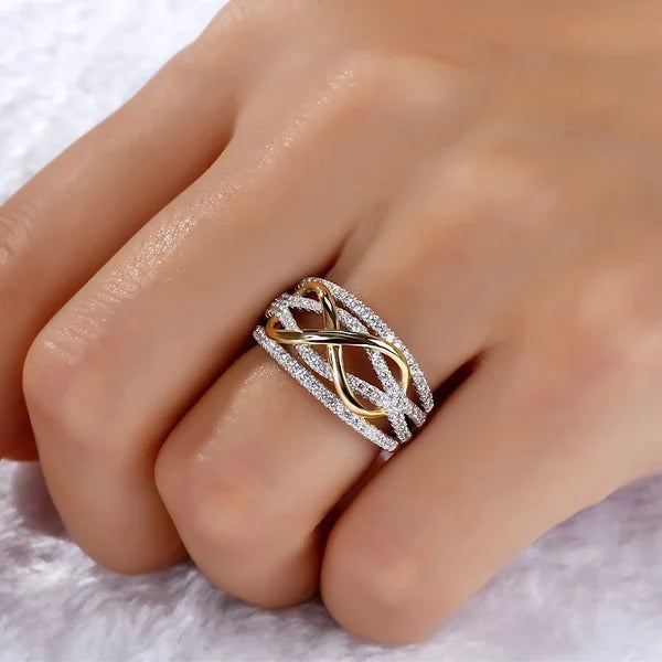 [Almost Sold Out]🔥LAST DAY 50% OFF-MOTHER & DAUGHTER FOREVER LINKED TOGETHER RING