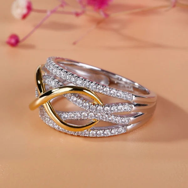 [Almost Sold Out]🔥LAST DAY 50% OFF-MOTHER & DAUGHTER FOREVER LINKED TOGETHER RING