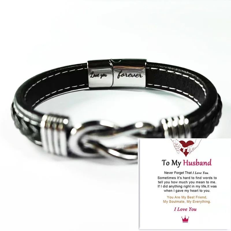 ⚡40% OFF CHRISTMAS SALE🎅TO MY SON/GRANDSON FOREVER LINKED TOGETHER BRACELET
