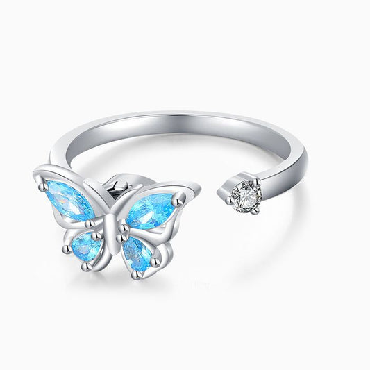 Until We Meet Again Butterfly Fidget Ring