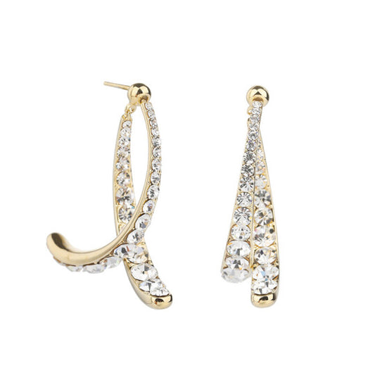 New Year Hot Sale--Cross Curved Earrings✨