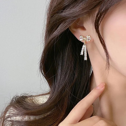 🎀French knot earrings