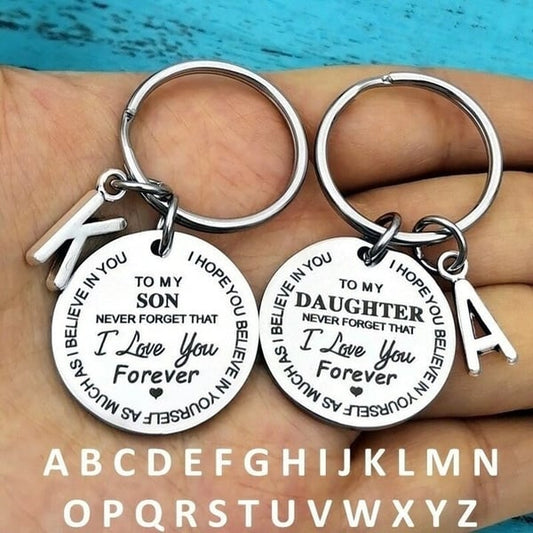 LAST DAY 49% OFF⇝💓 （ Best Father Mother Gift）My Son / Daughter I Love You Forever Keychain