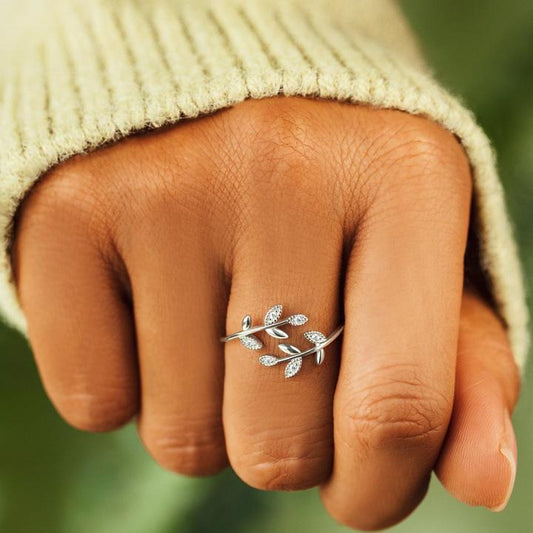 Be-Leaf In Yourself Like I Do - MOM LEAF RING
