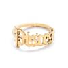 Minimalist Zodiac Style Letter Rings