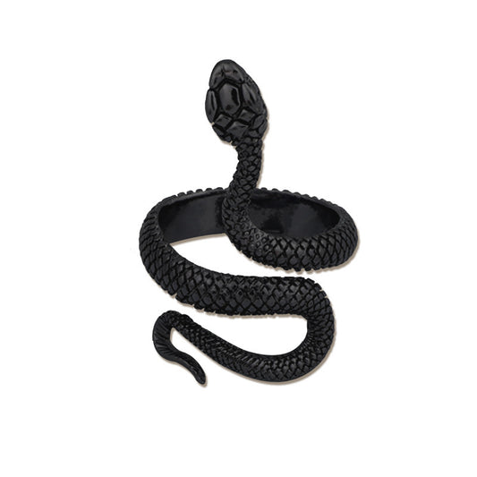European New Retro Punk Exaggerated Spirit Snake Ring
