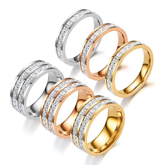 Women's Fashion Simple Party Round Ring
