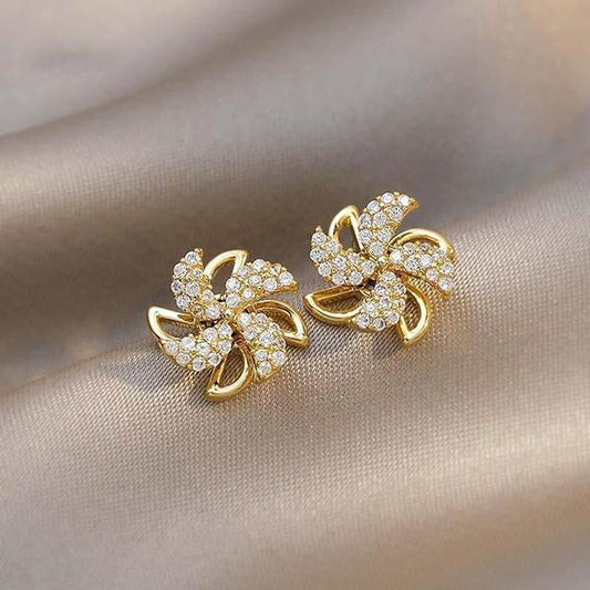 Rotating Windmill Earrings