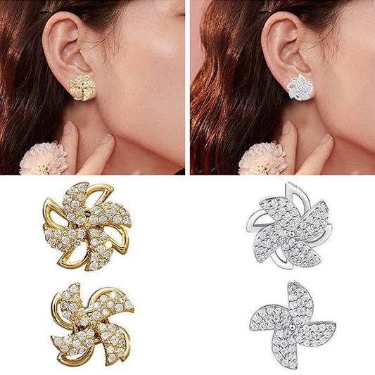 Rotating Windmill Earrings