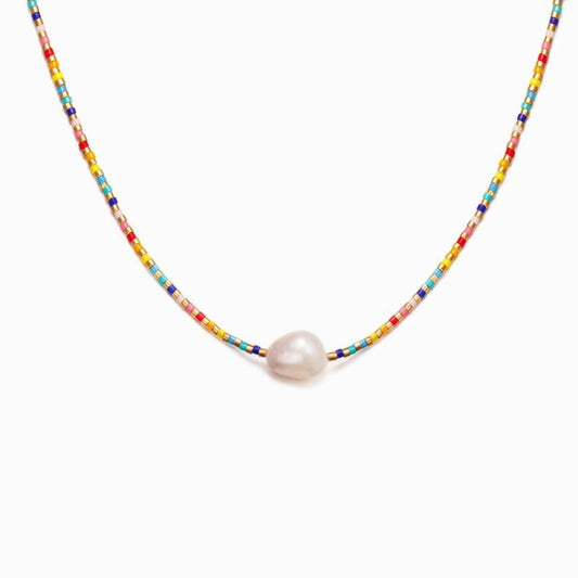 You Are The Pearl Rainbow Necklace