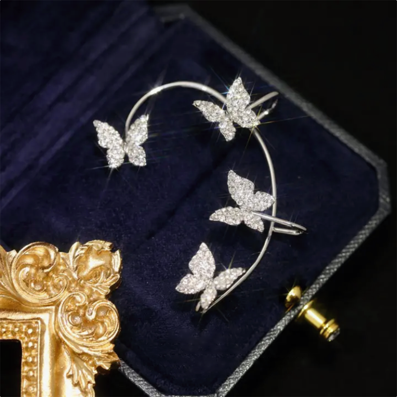 Summer Sale 30% OFF! Zircon Earrings Without Pierced