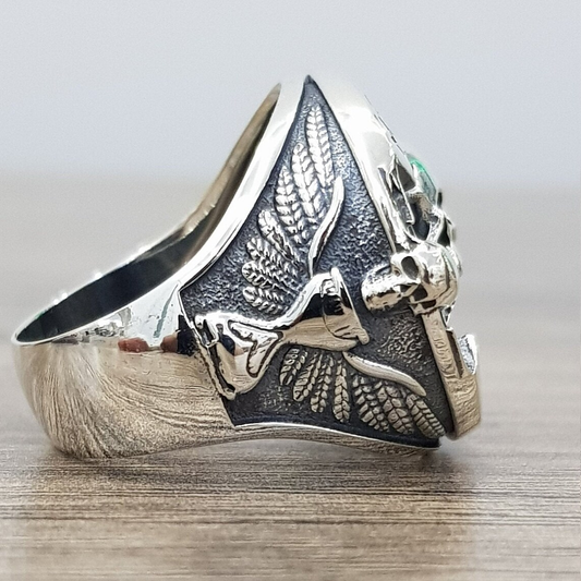 🔥LAST DAY 50% OFF Memento Mori Skull Sterling Silver Ring
