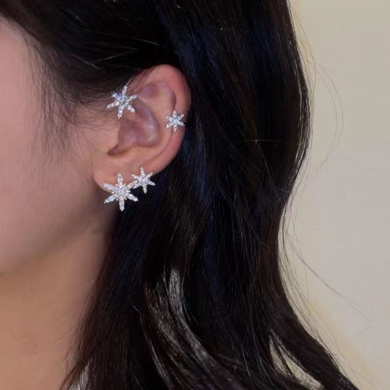 Summer Sale 30% OFF! Zircon Earrings Without Pierced