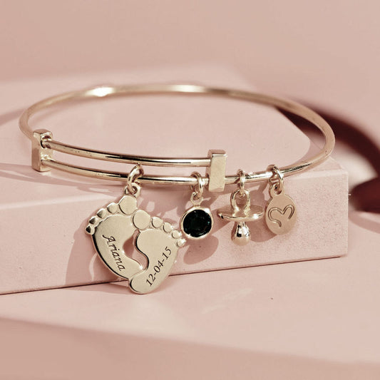 Bracelet with child's feet